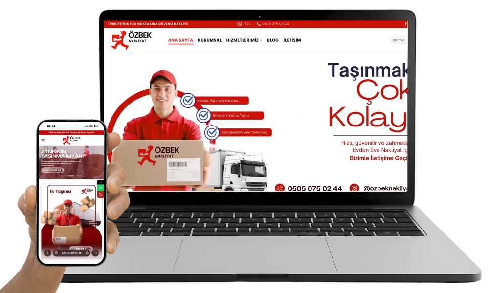 ozbeknakliyat.tr web sitesi ekran görüntüsü