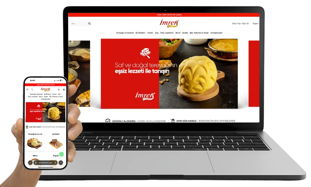 imrenticaret.com web sitesi ekran görüntüsü